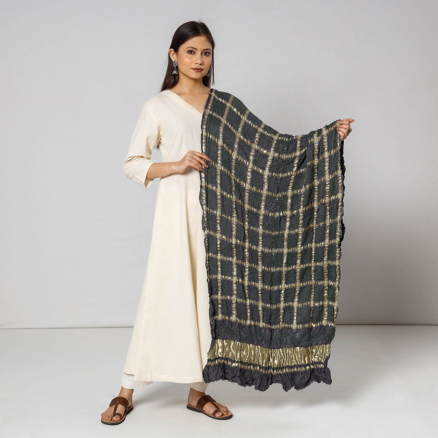 Bandhani Silk Dupatta