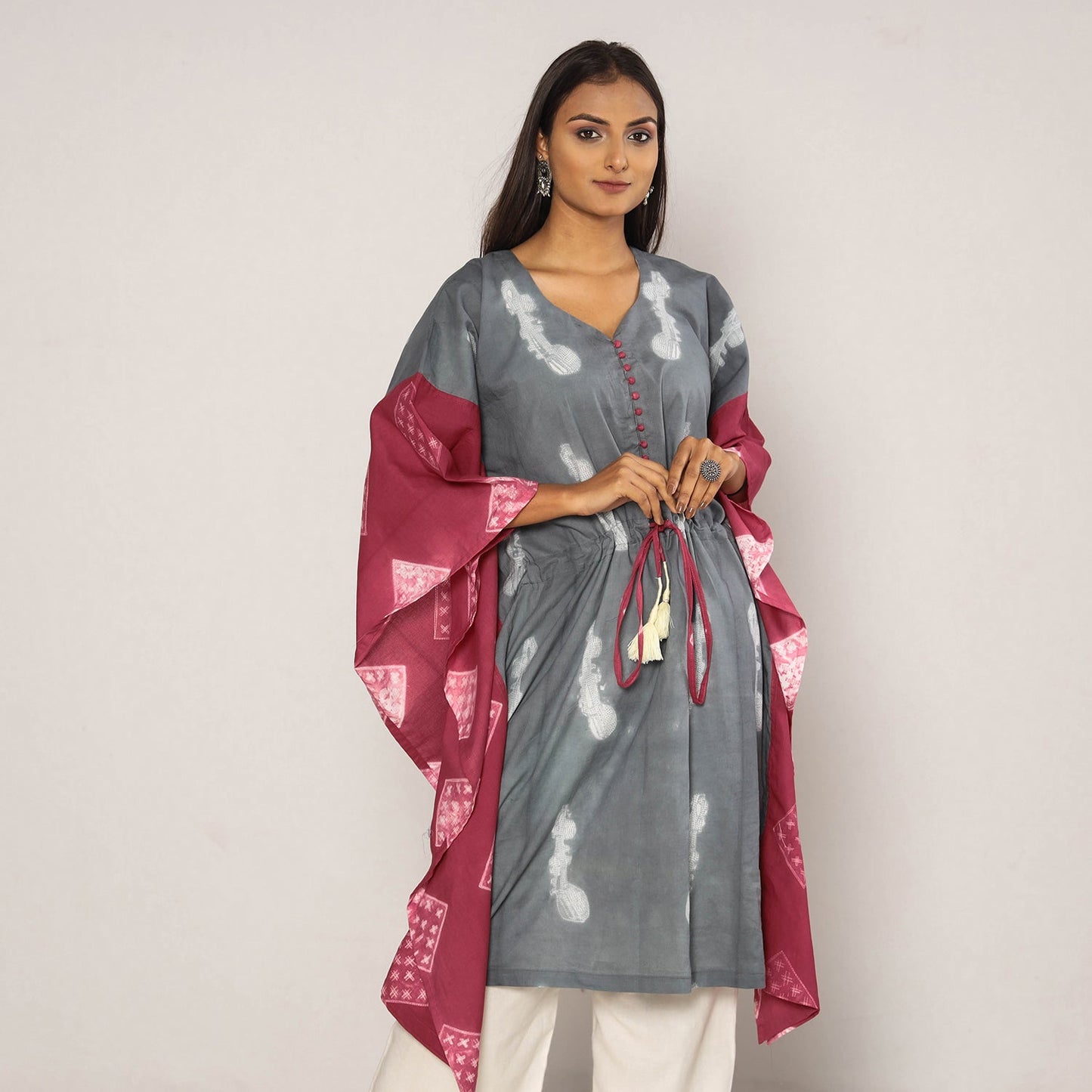 Shibori kaftan