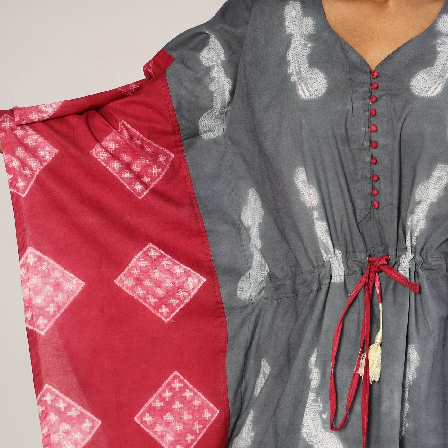 Shibori kaftan