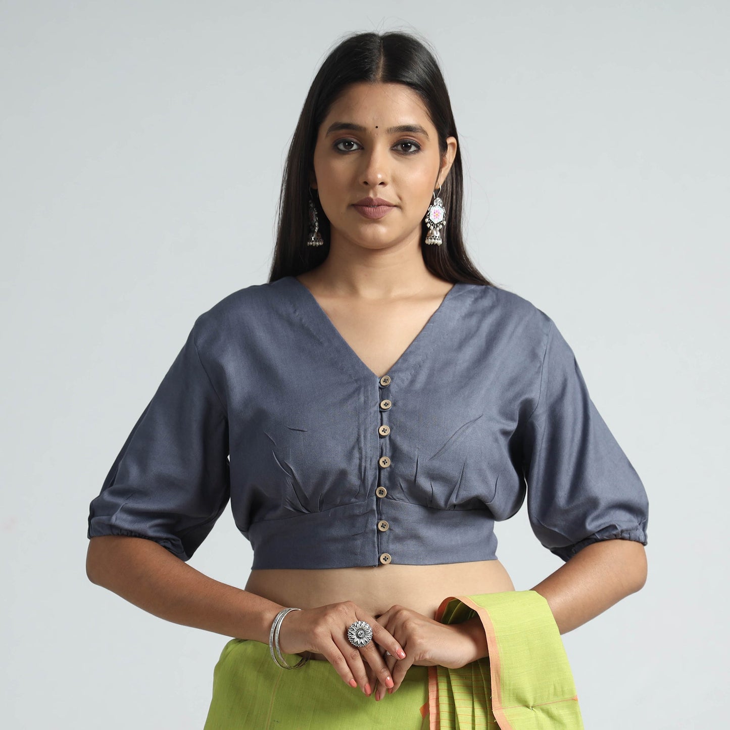 Cotton Stitched Blouse