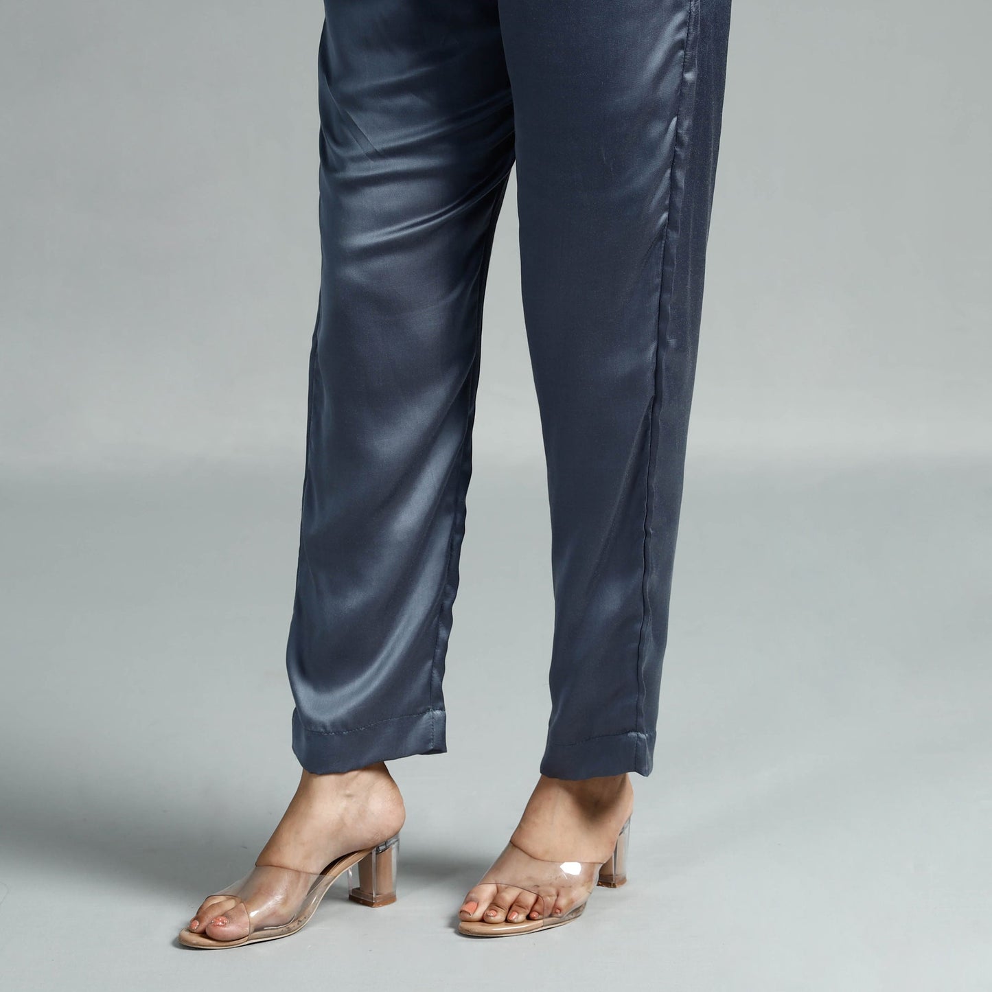 Plain Modal Silk Elasticated Pant