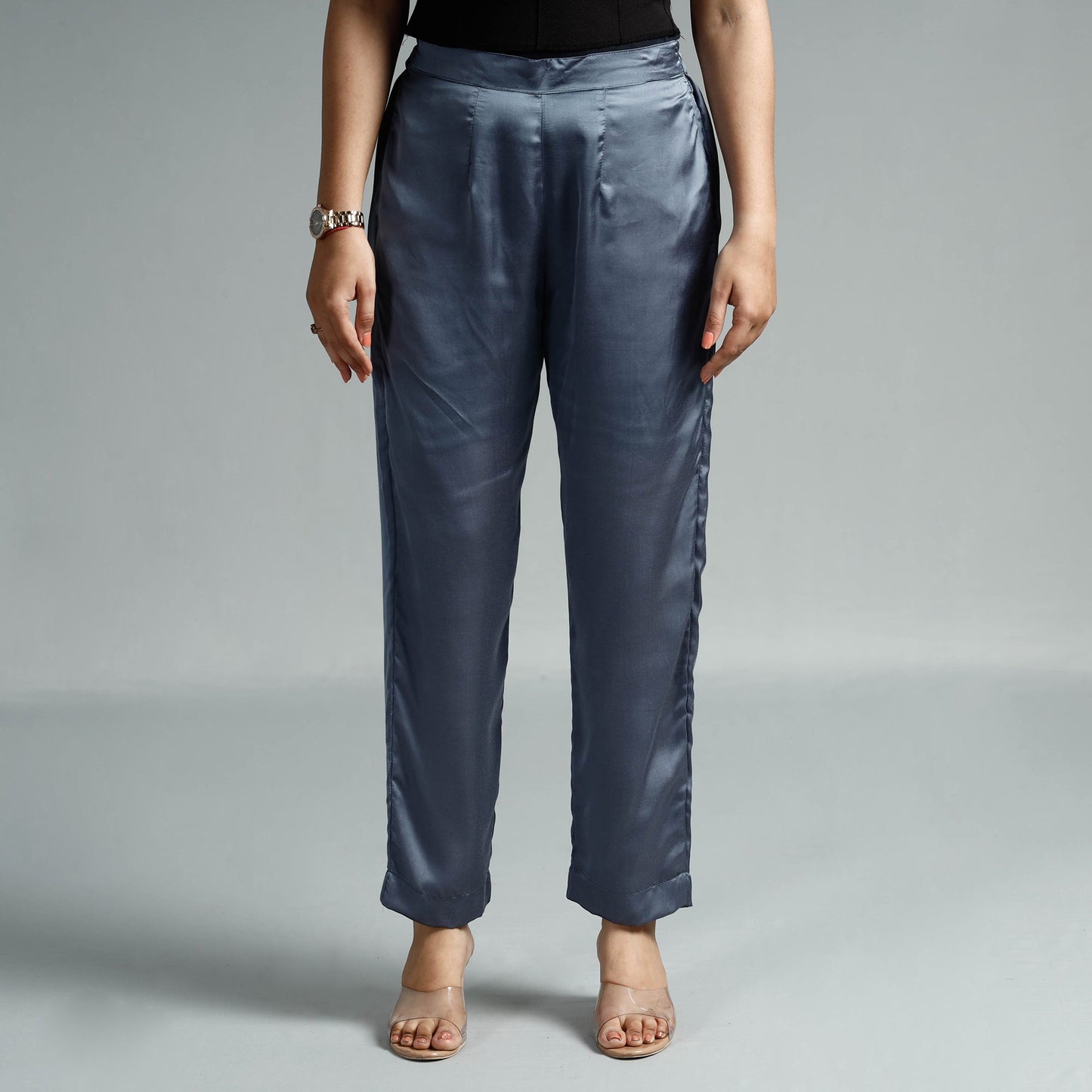 Plain Modal Silk Elasticated Pant
