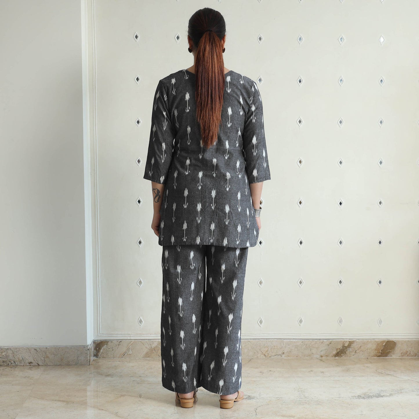 Pochampally Ikat Cotton Co-Ord Set 05