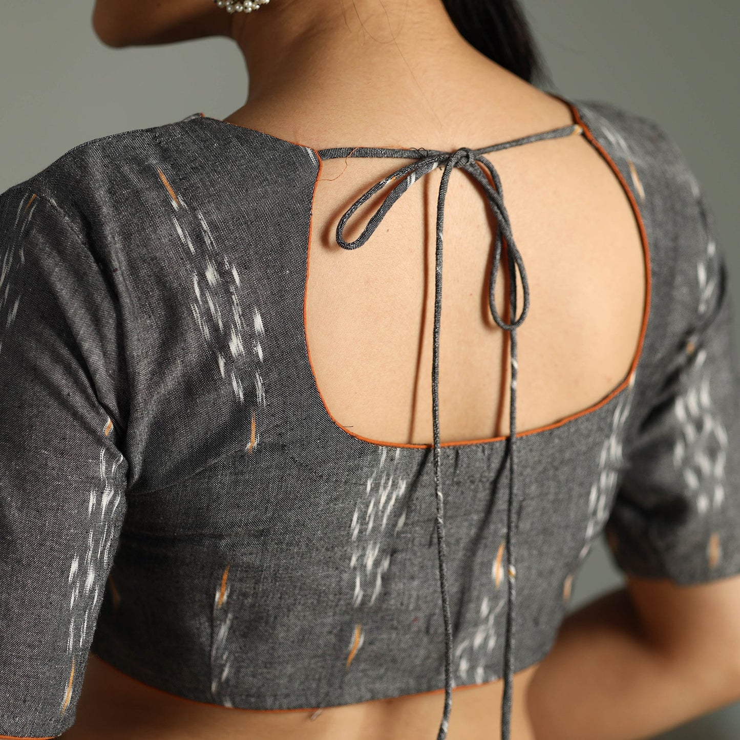 Pochampally Ikat Stitched Blouse