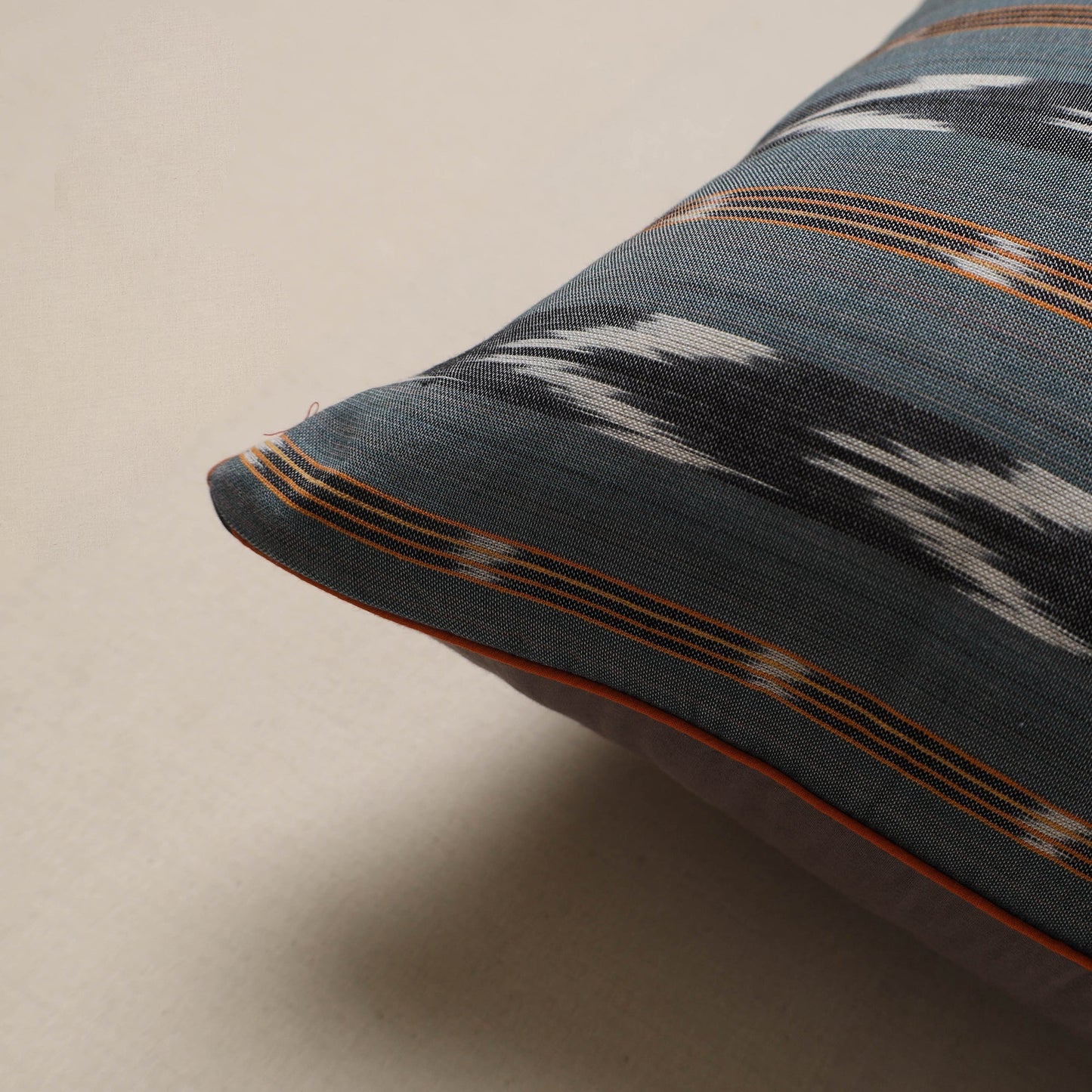 Pochampally ikat weave cushion cover 10 - handcrafted