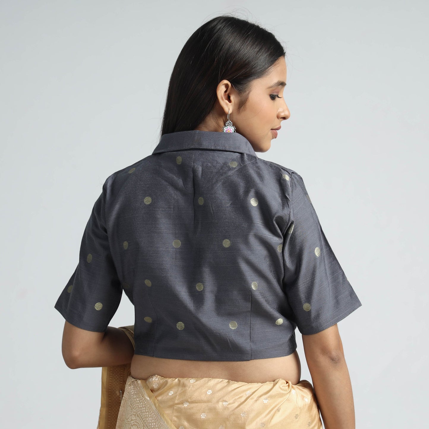 Silk Stitched Blouse