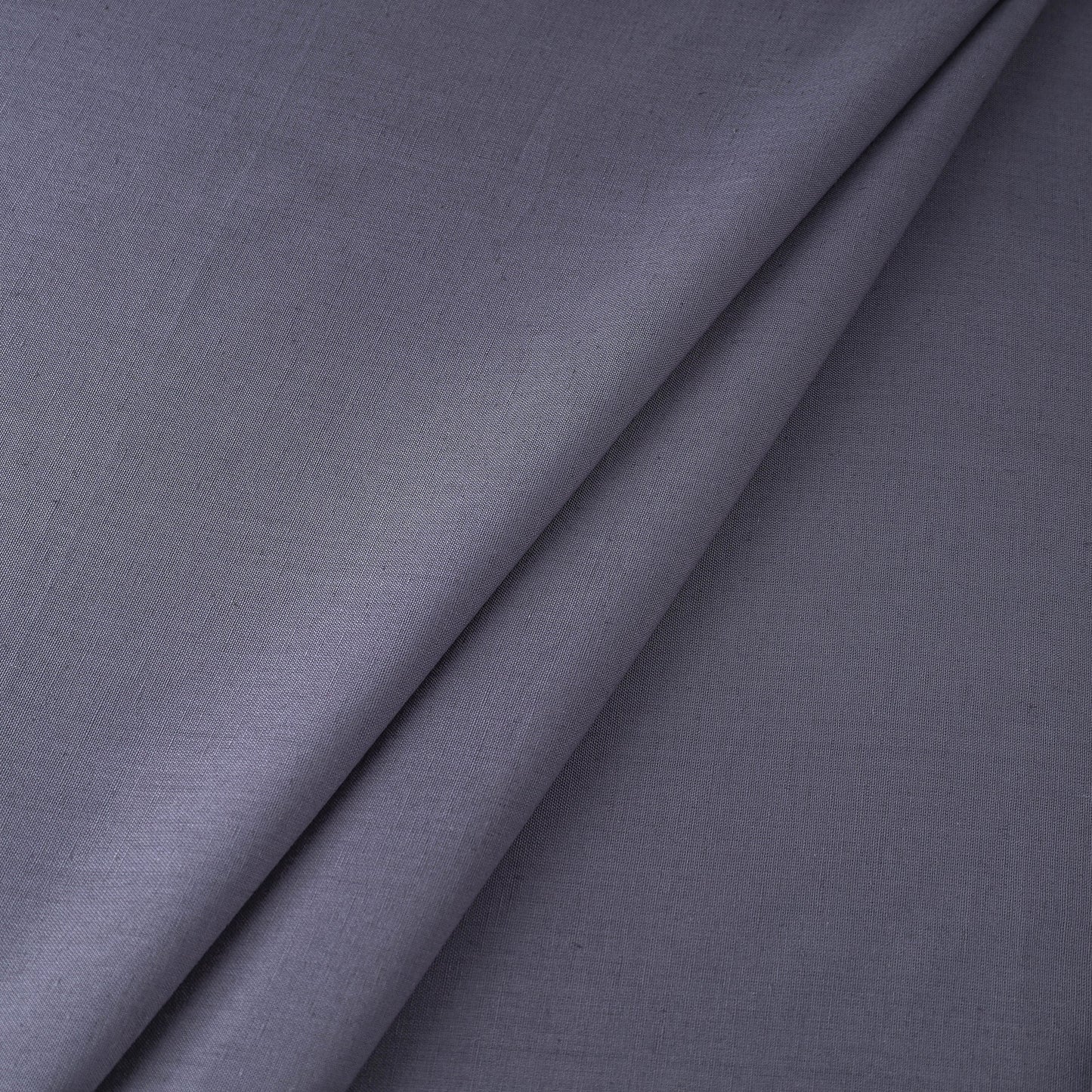 Grey Prewashed Plain Cotton Fabric