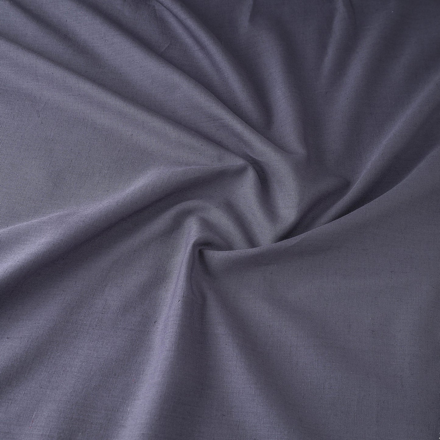 Grey Prewashed Plain Cotton Fabric