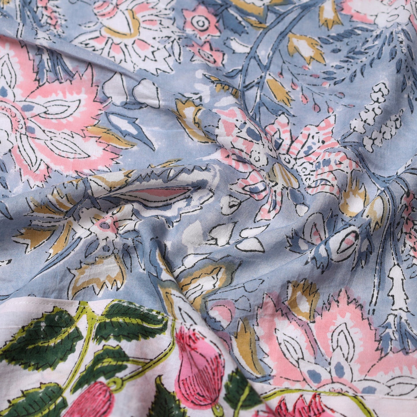 Buy Block Printed Cotton Blouse Piece 79 Online at iTokri.com