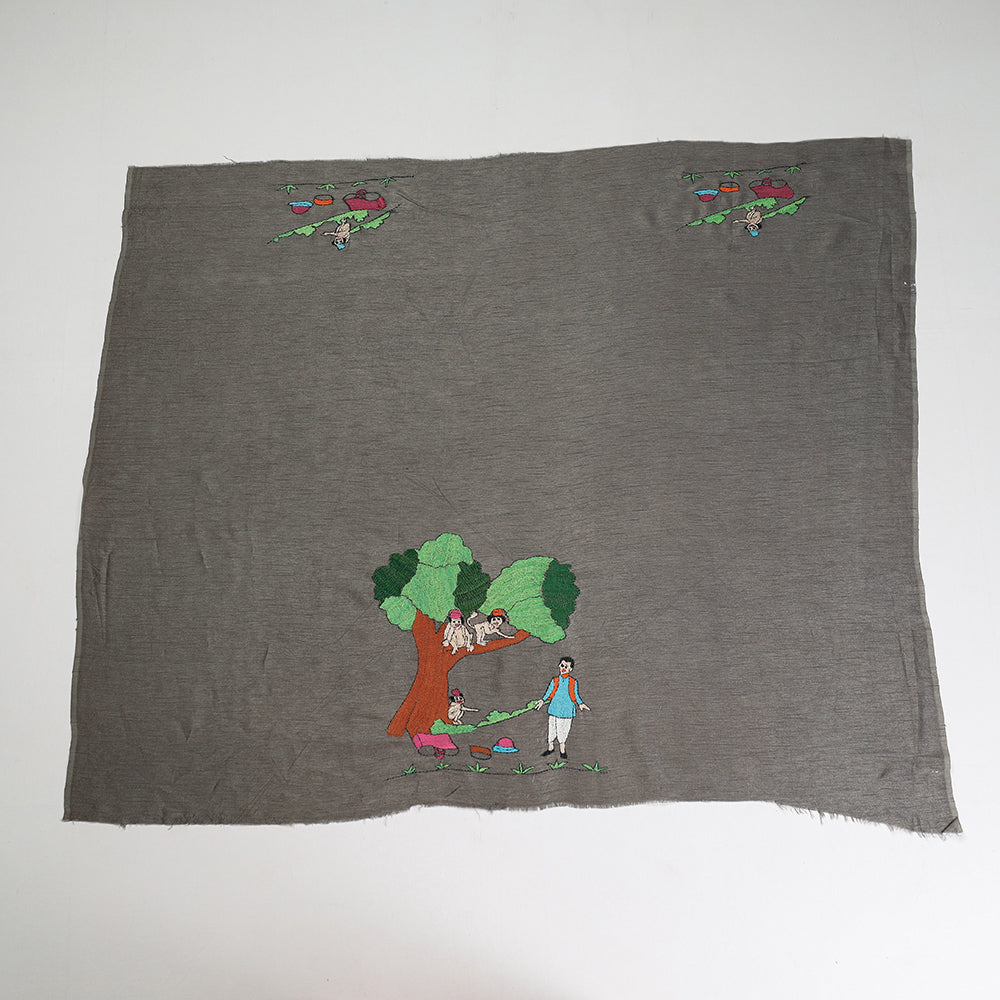 Kantha Embroidery Blouse Piece