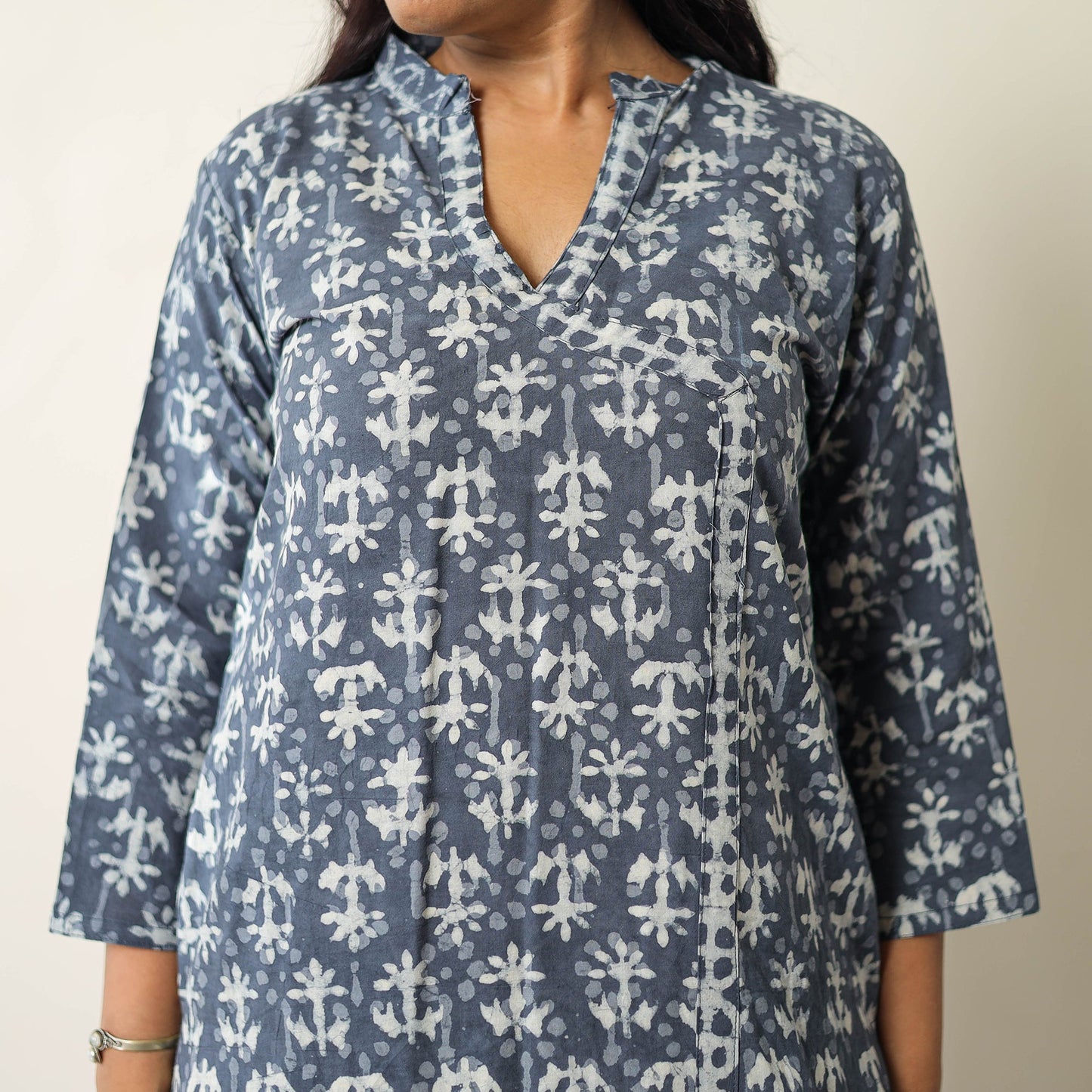 Buy Sanganeri Block Printed Cotton Kurta with Palazzo & Dupatta Set 12 Online at iTokri.com