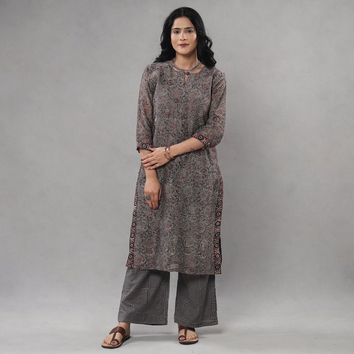 sanganeri kurta set