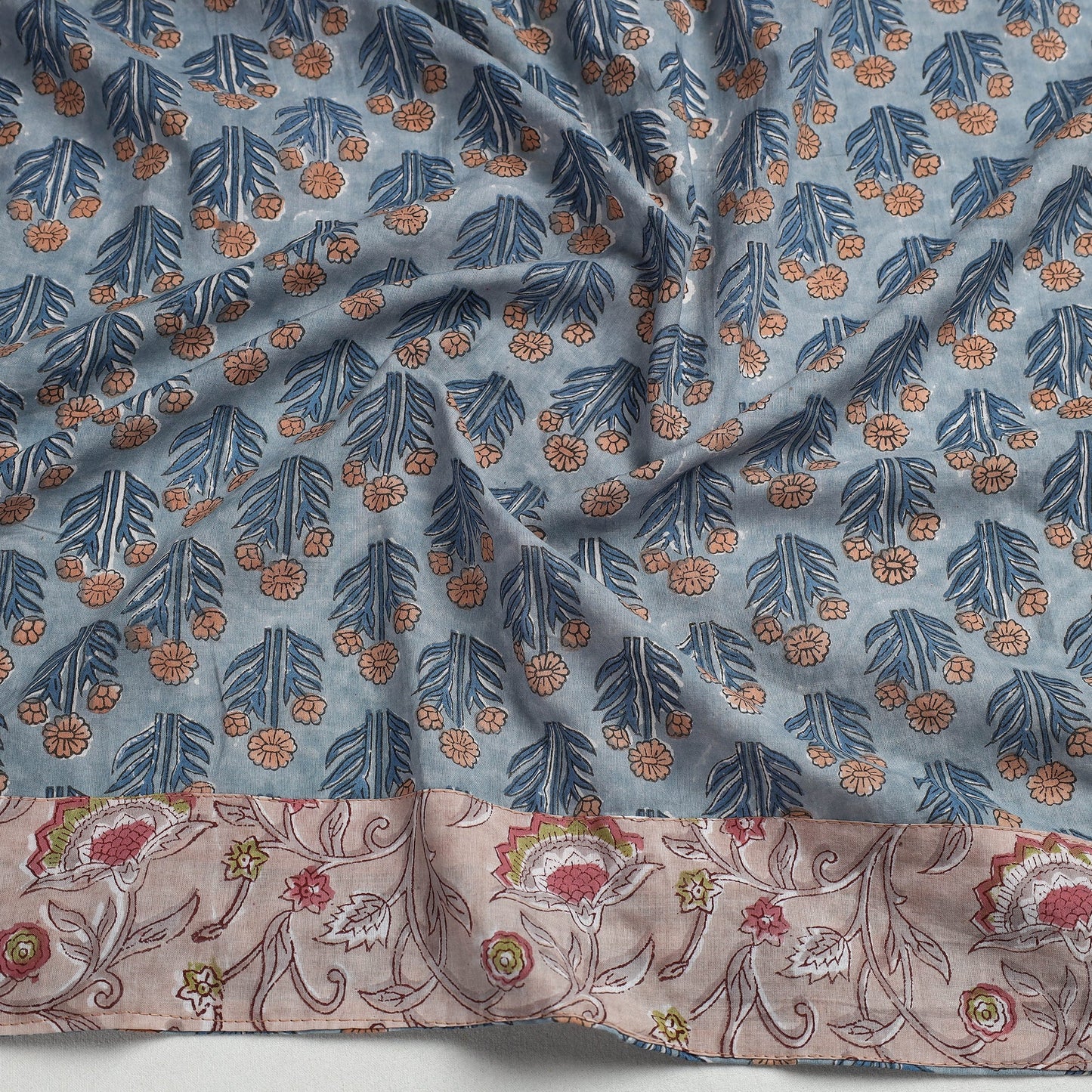 Block Printed Blouse Piece
