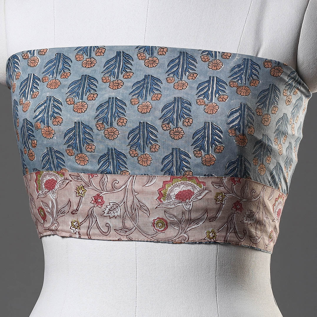 Block Printed Blouse Piece