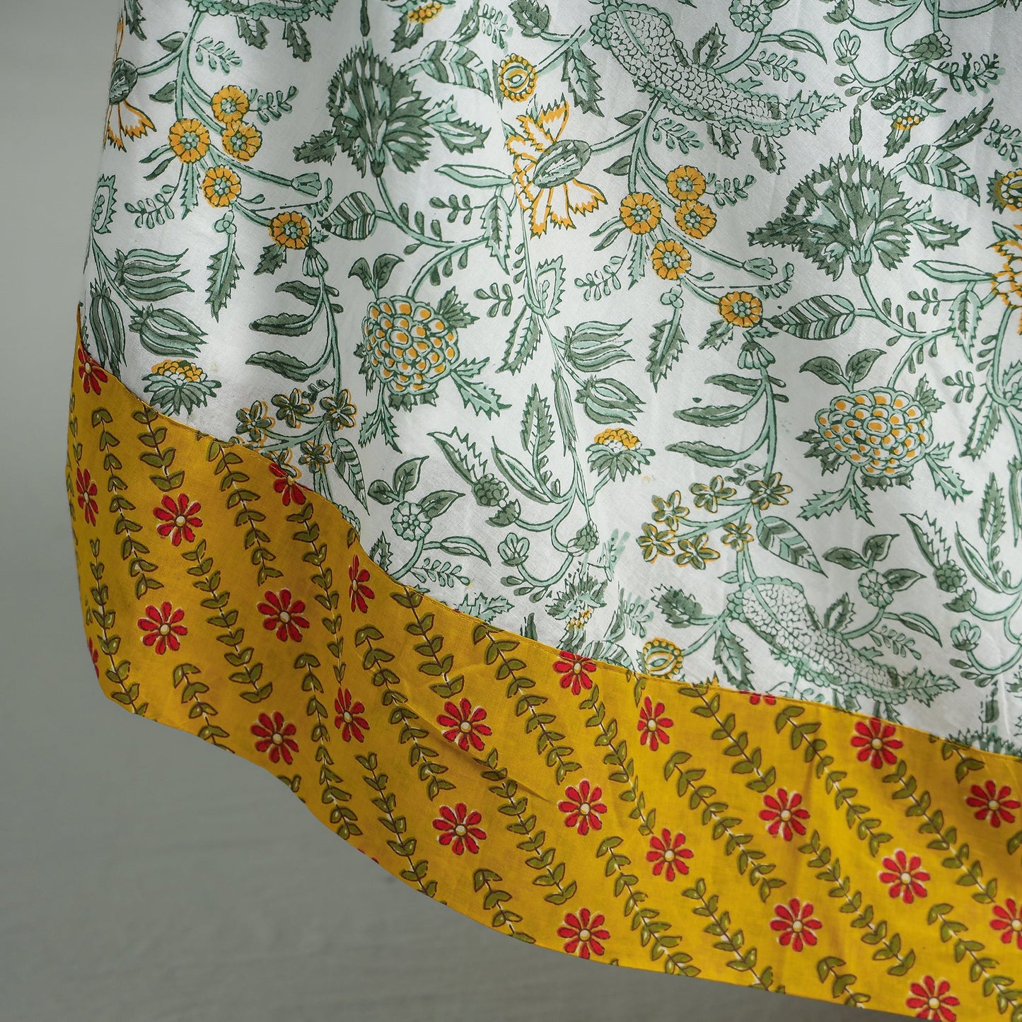 Sanganeri Block Printed Cotton Long Skirt