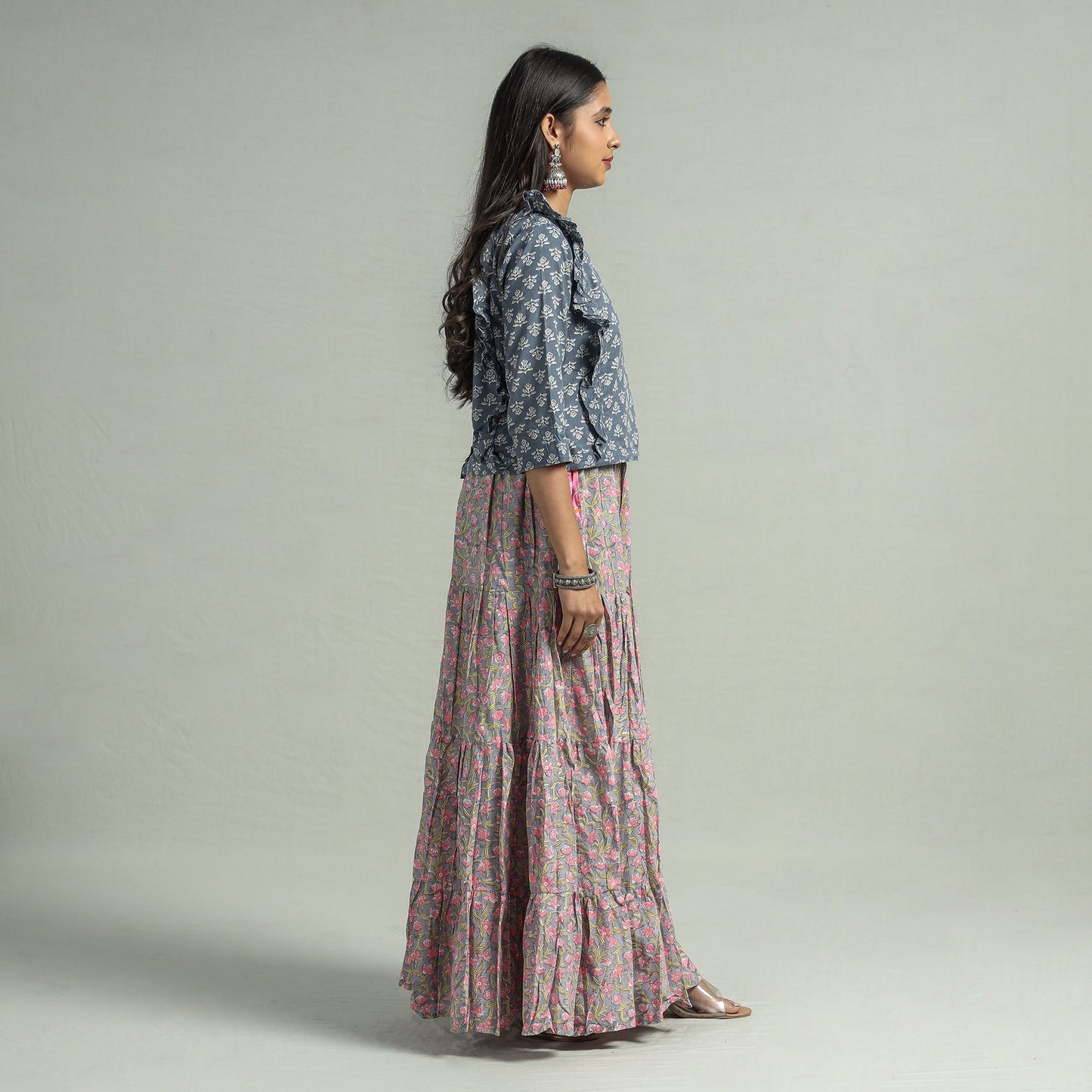 sanganeri long skirt