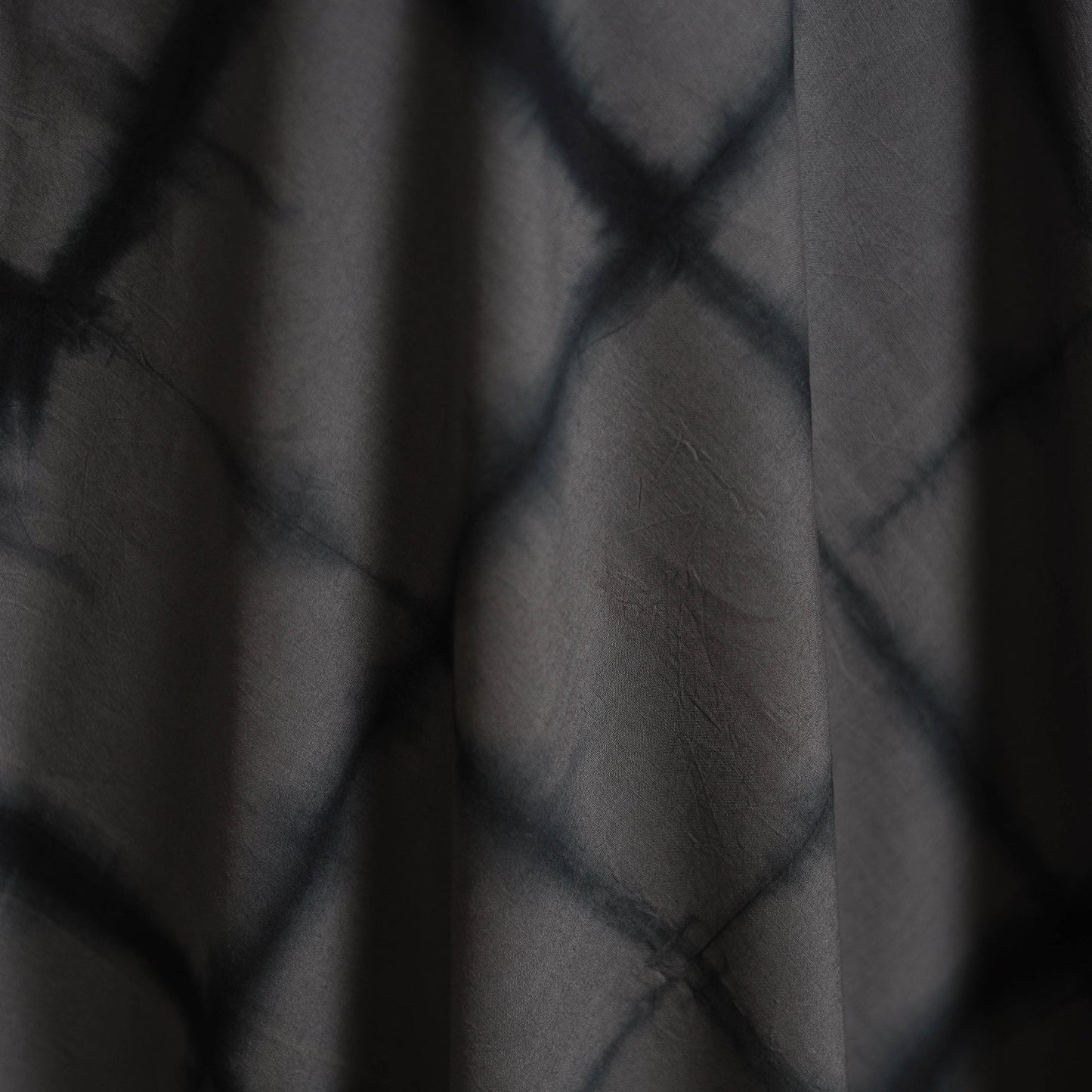 Shibori tie-dye pure mul cotton fabric 06 - handcrafted