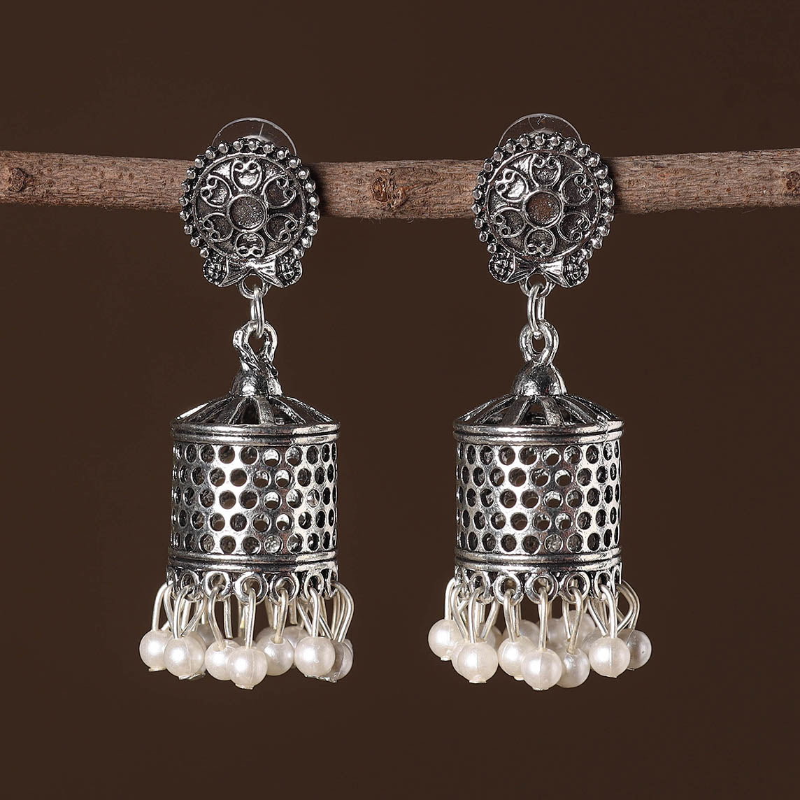 German Silver Earrings