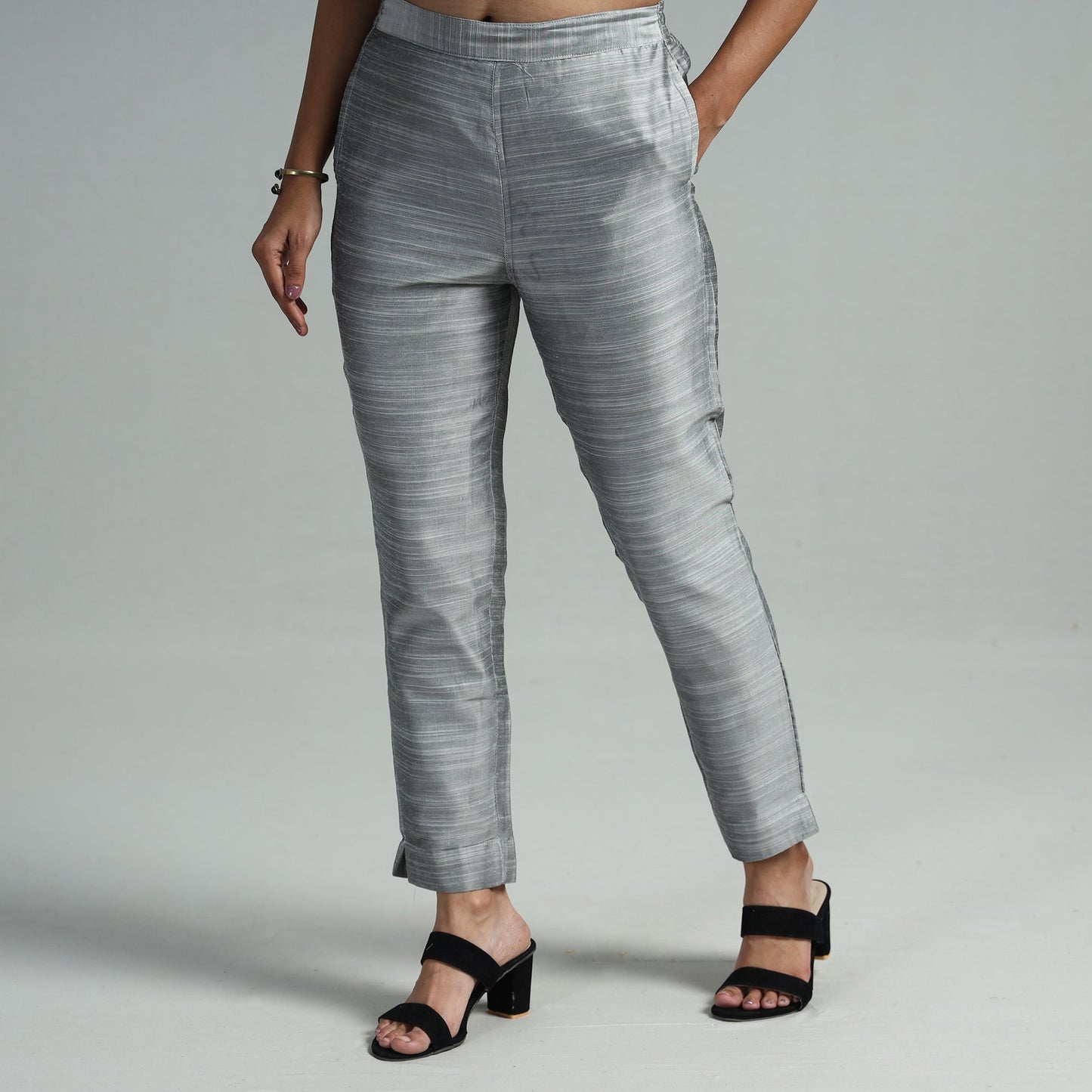 Silk Tapered Casual Pant for Women 07