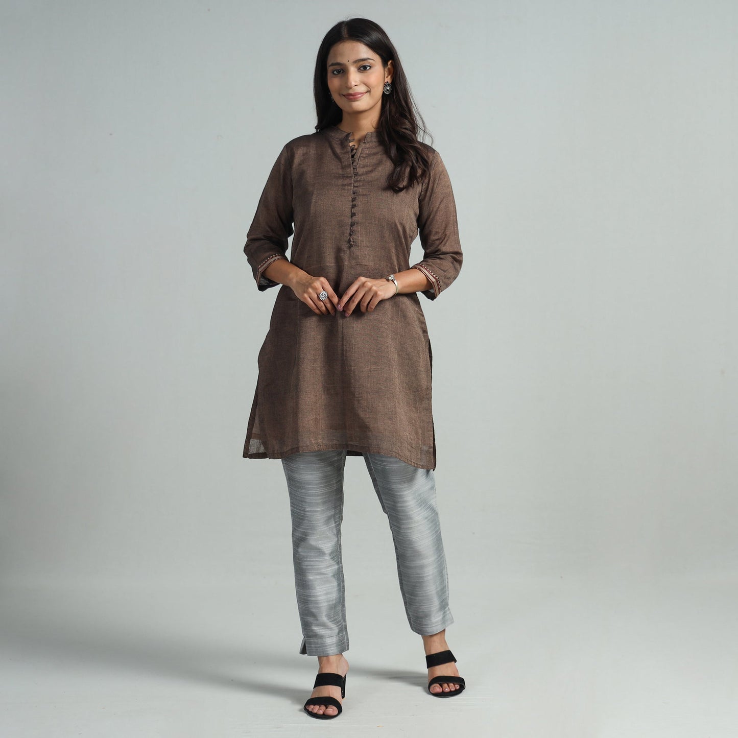 Silk Tapered Casual Pant for Women 07