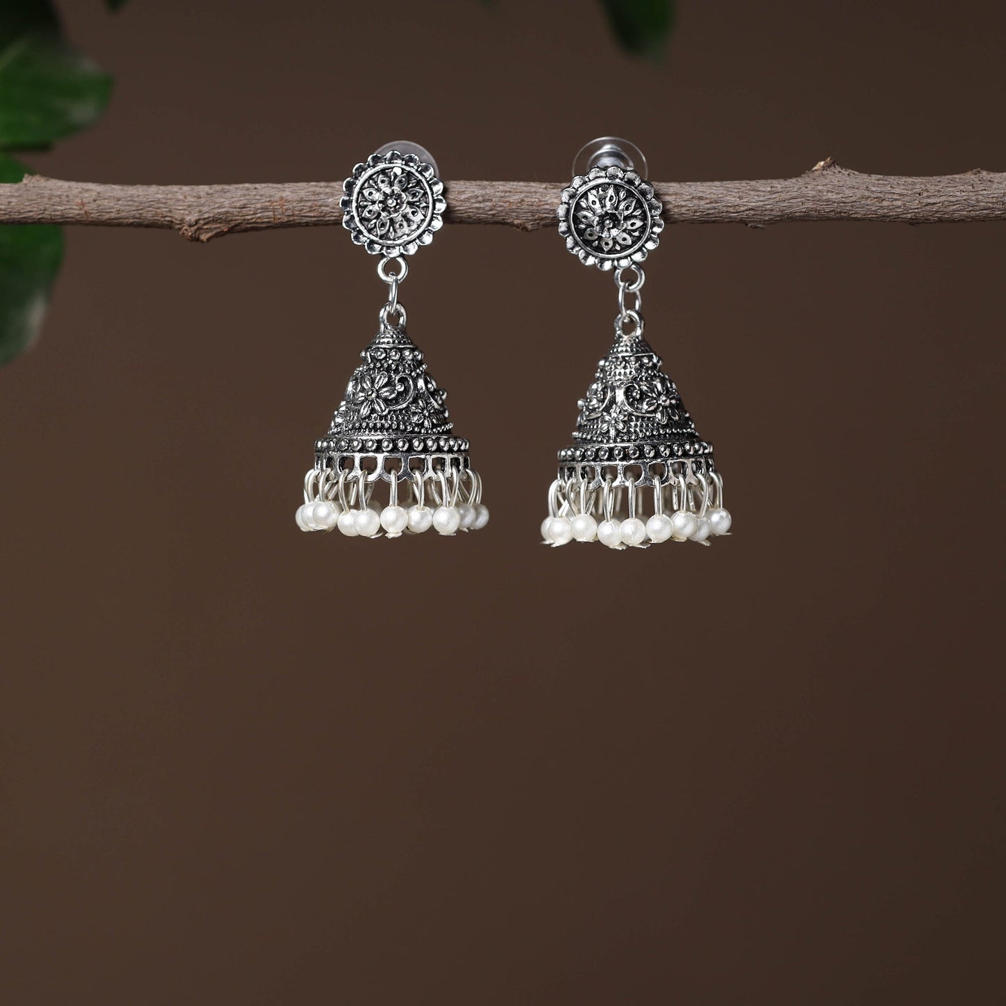 German Silver Earrings