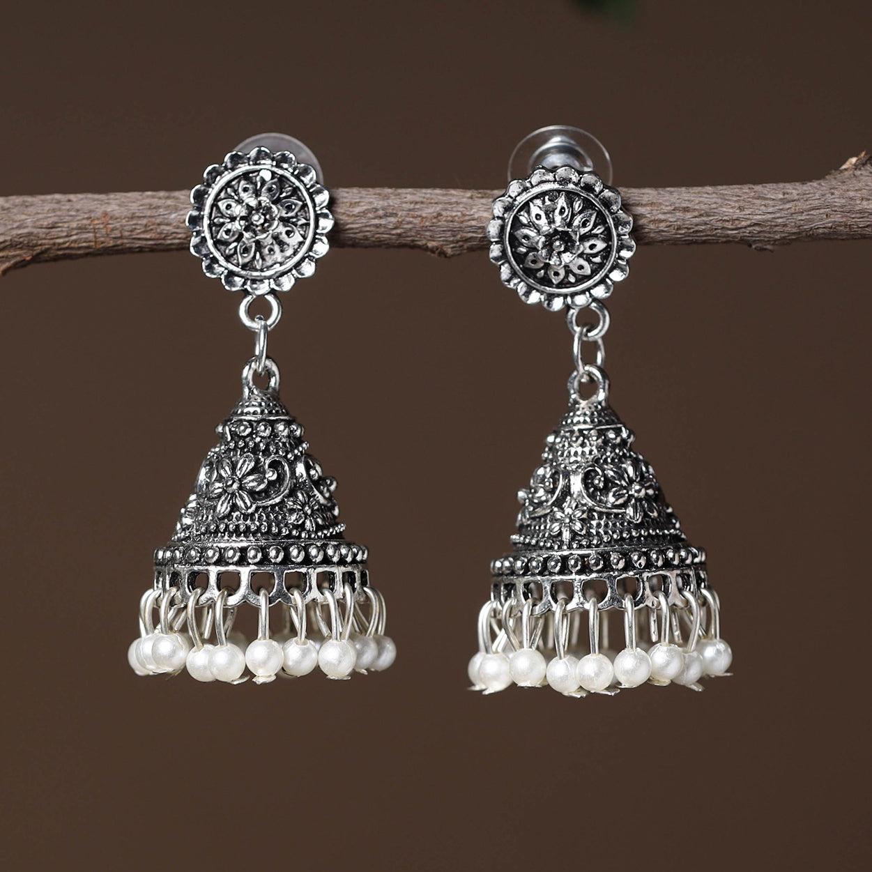 German Silver Earrings