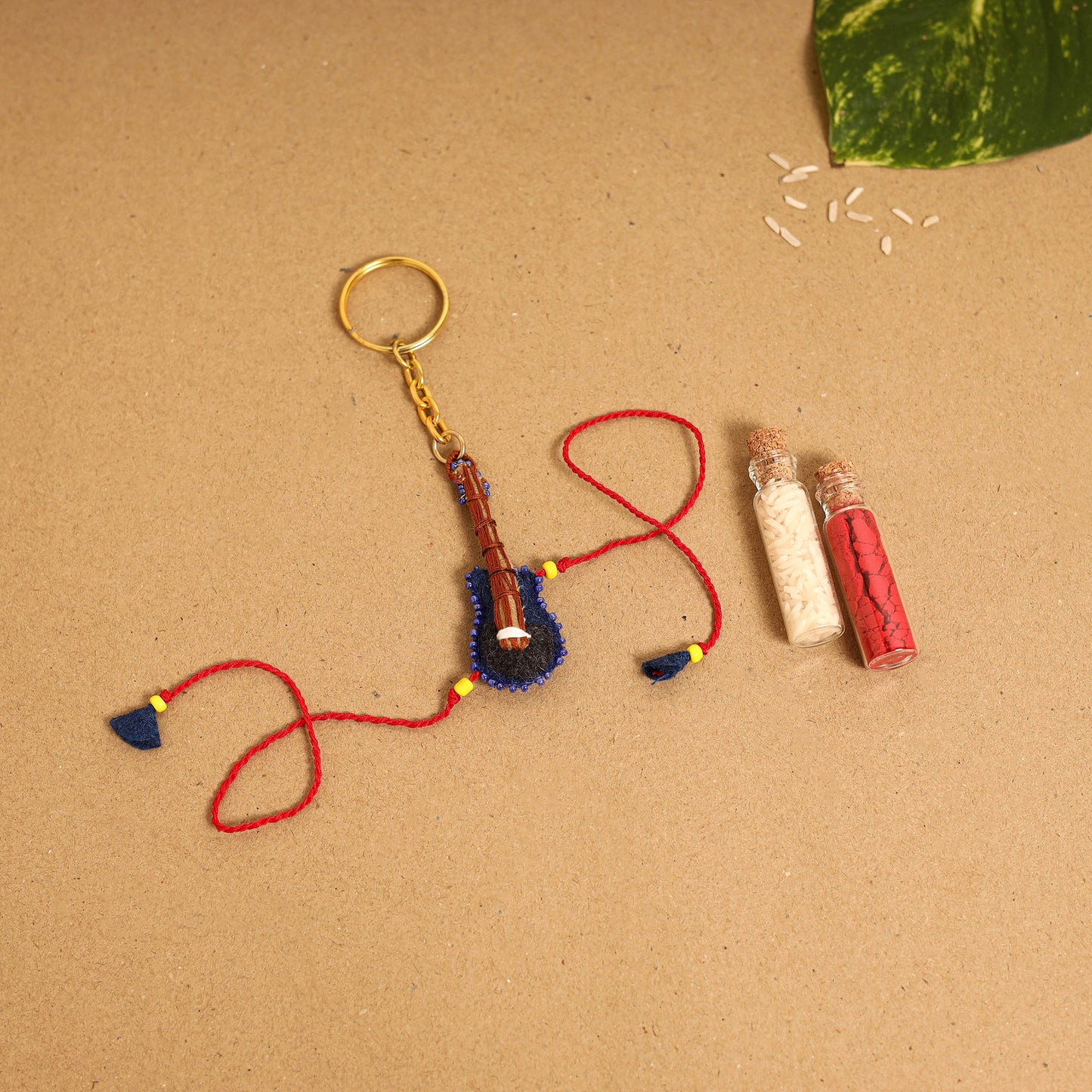 Guitar - Handmade Felt Kids Rakhi