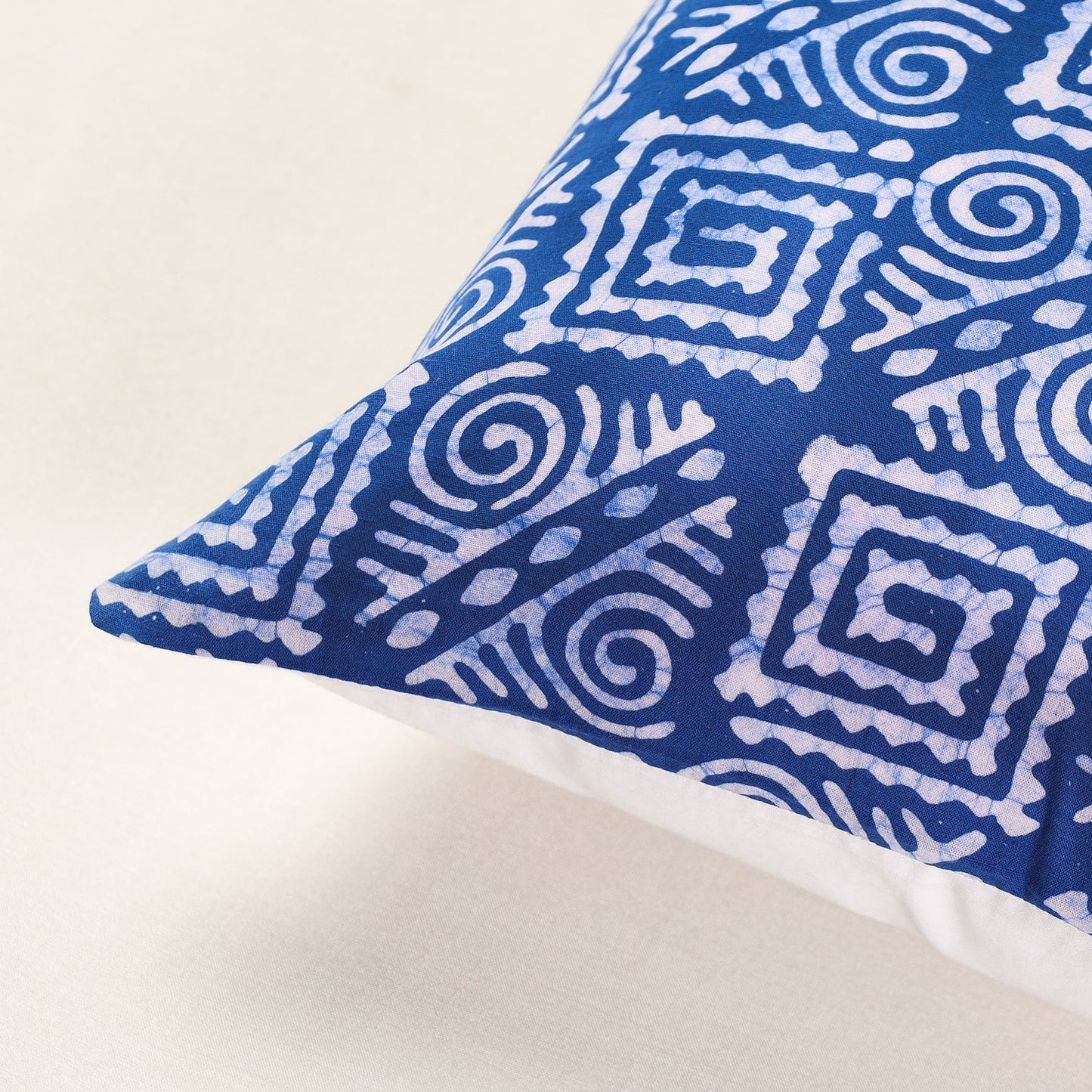 Hand Batik Printed Cotton Cushion Cover