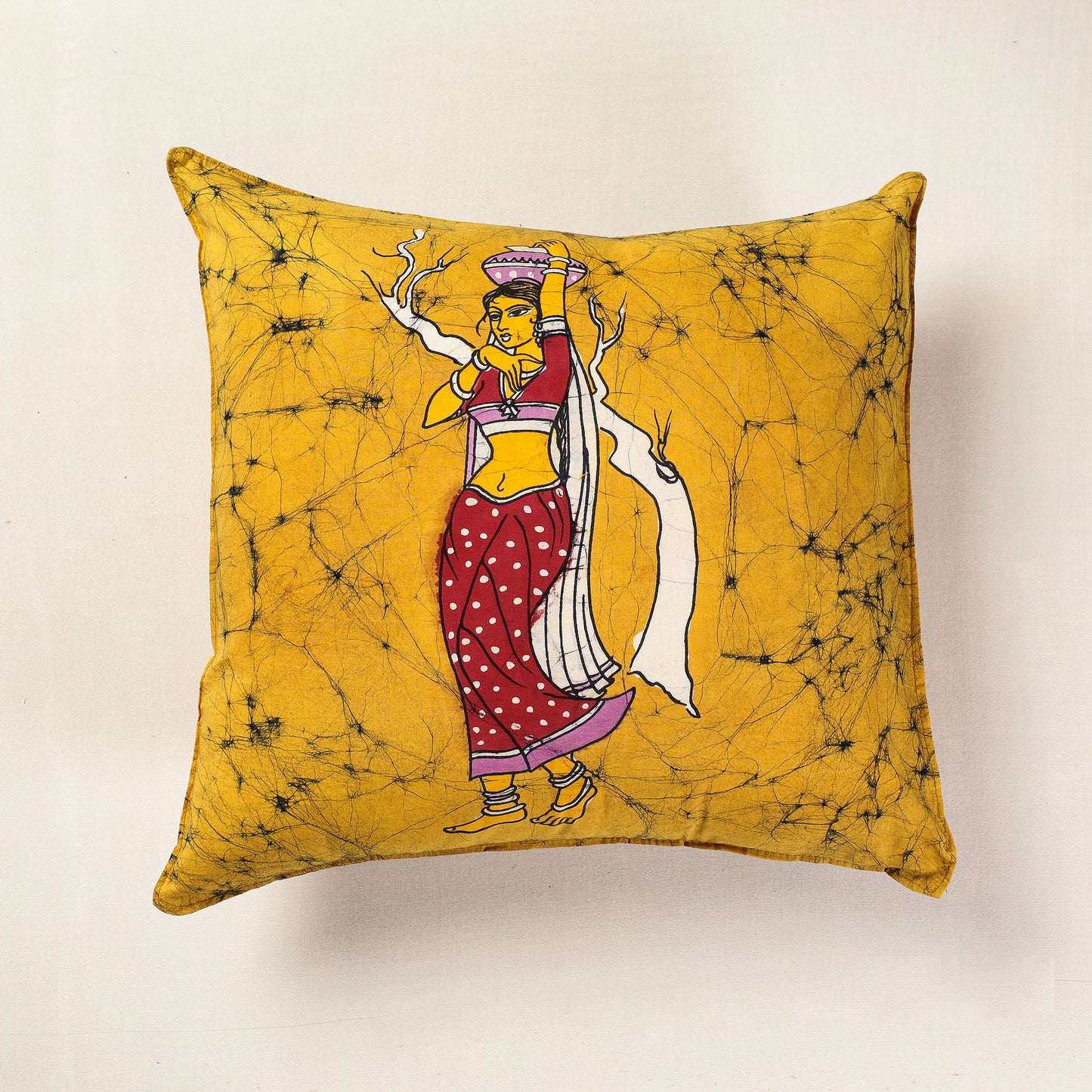 Hand Batik Printed Cotton Cushion Cover