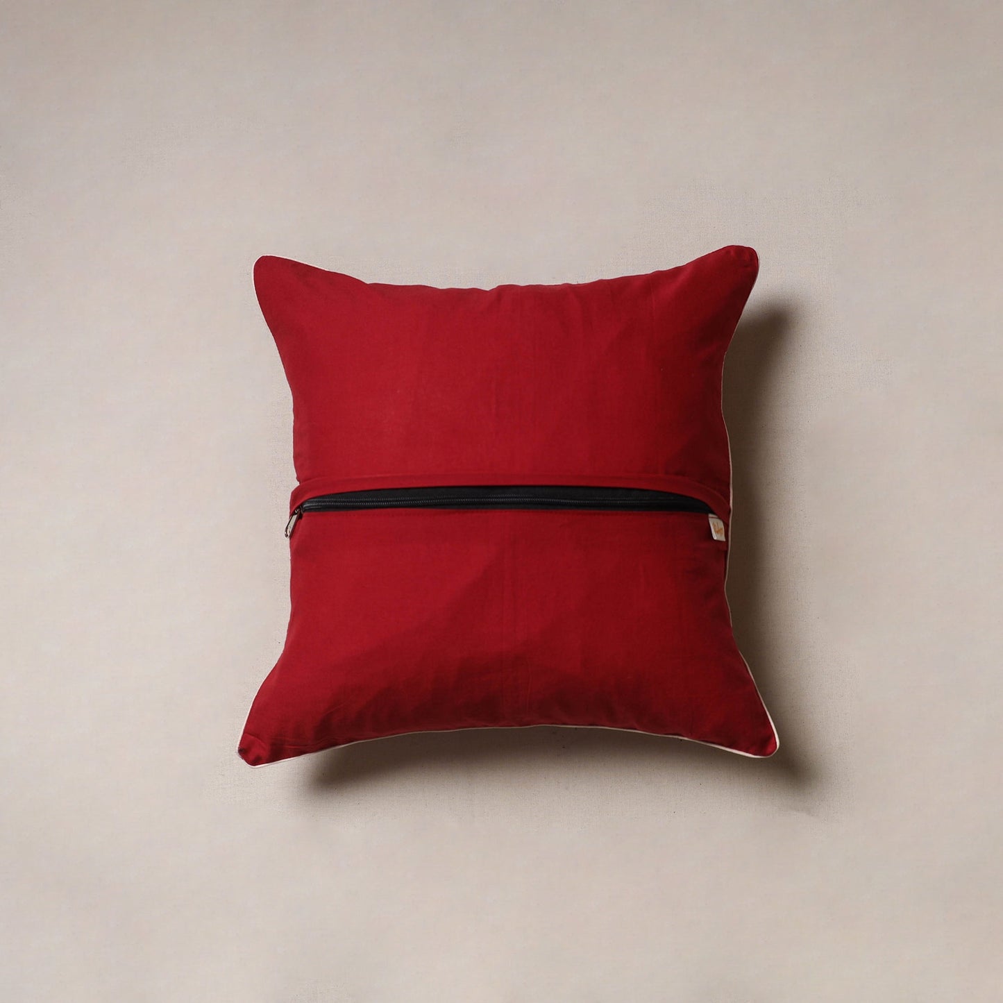 Hand block batik print cushion cover 19 - handcrafted