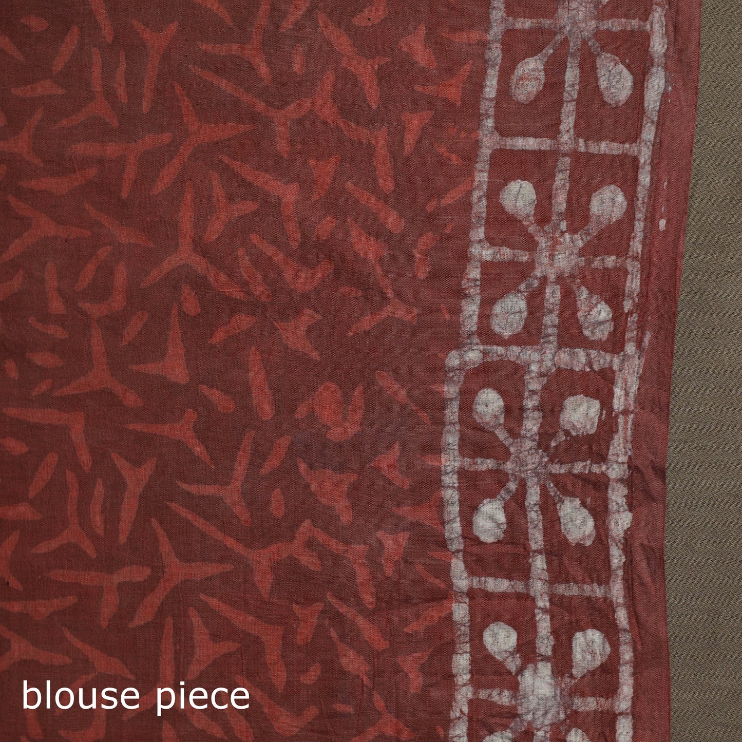 Hand block pure mul cotton batik print saree 23