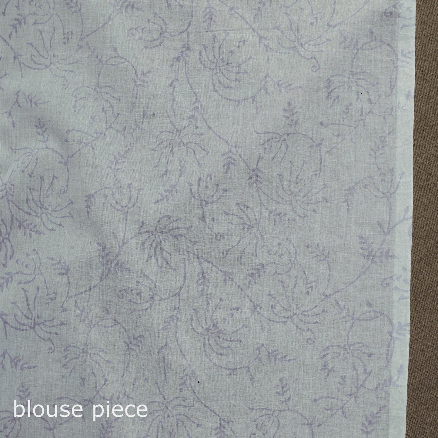 Hand block pure mul cotton sanganeri floral print saree 27