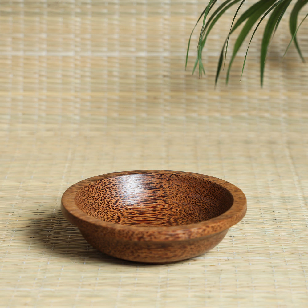 Hand Carved Coconut Wood Bowl