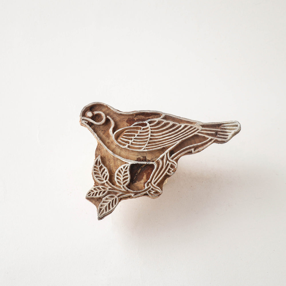 Hand-carved Rohida Wood Block (Big)