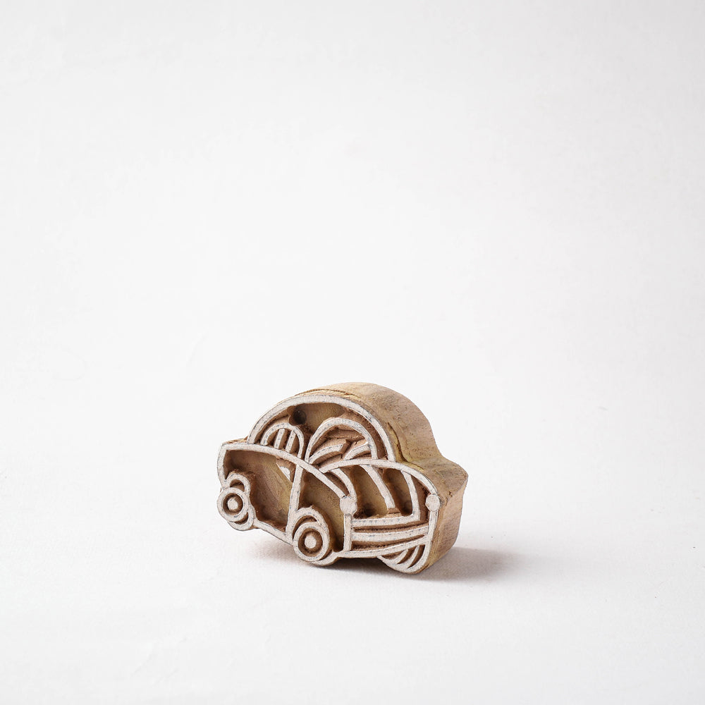Hand-carved Rohida Wood Block (Big)