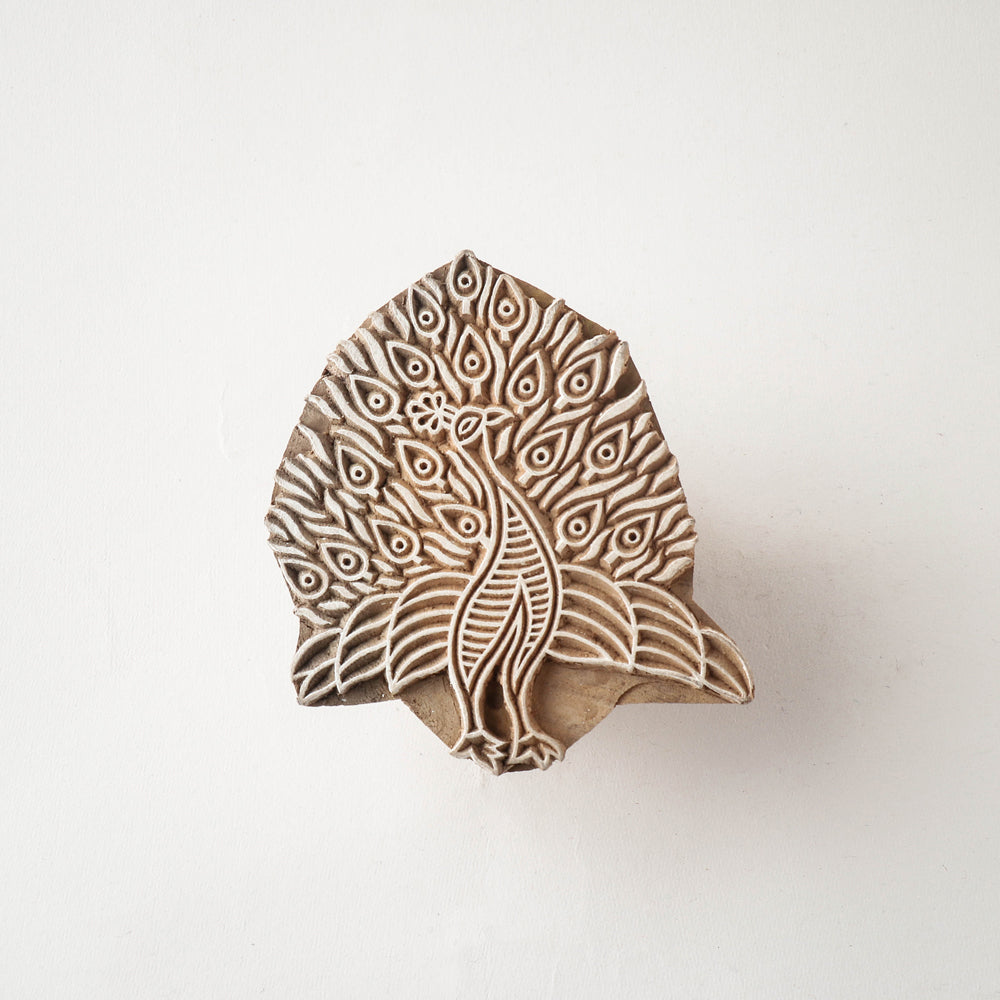 Hand-carved Sheesham Wood Block