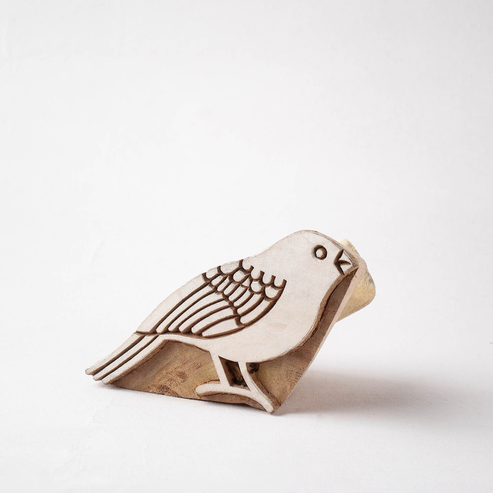 Hand-carved Sheesham Wood Block