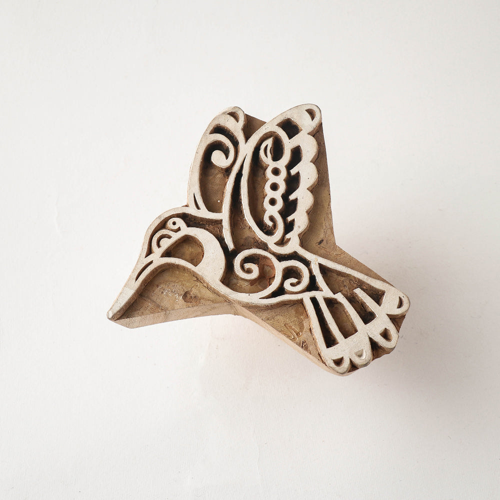 Hand-carved Sheesham Wood Block