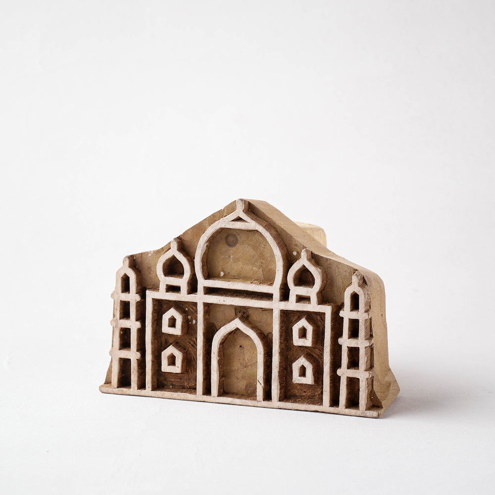 Hand-carved Sheesham Wood Block