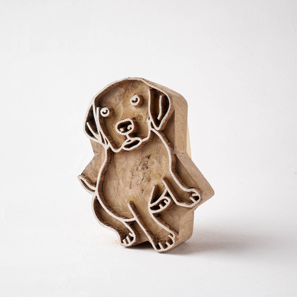 Hand-carved Sheesham Wood Block