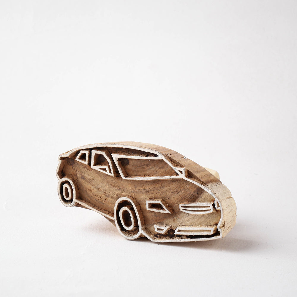 Hand-carved Sheesham Wood Block