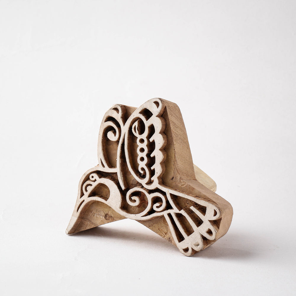 Hand-carved Sheesham Wood Block