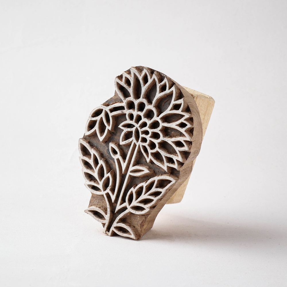 Hand-carved Sheesham Wood Block