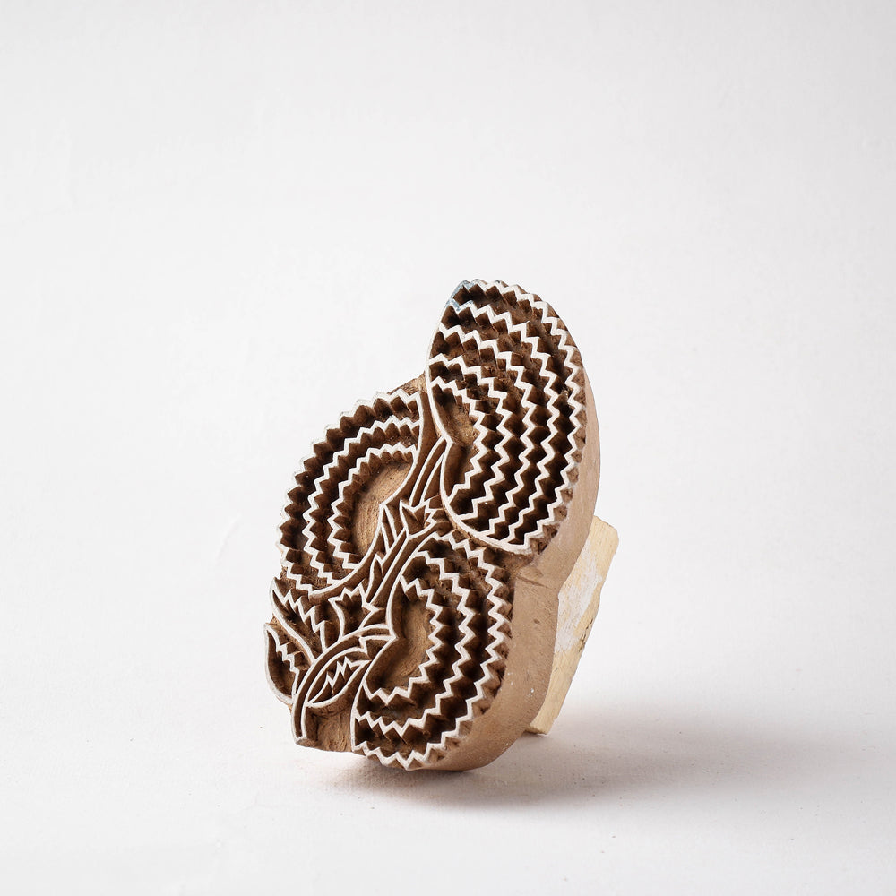 Hand-carved Sheesham Wood Block