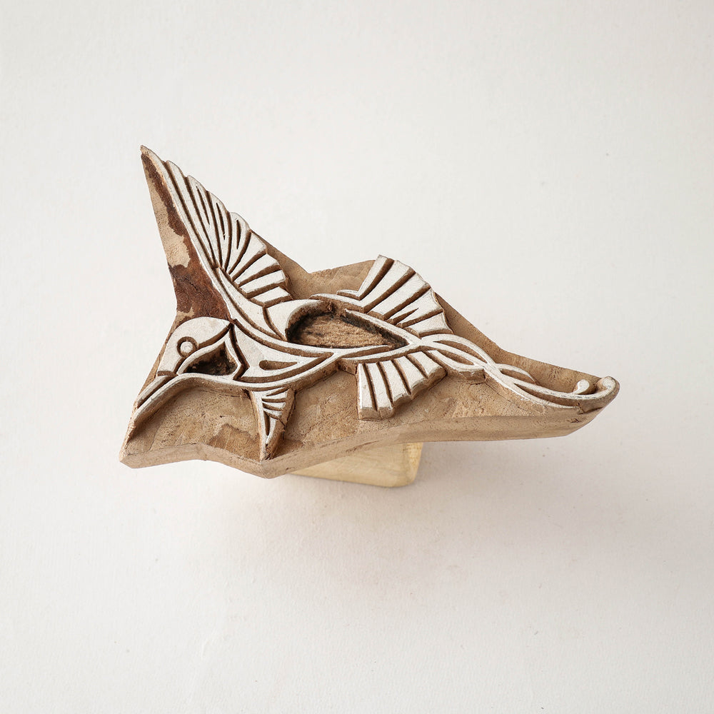 Hand-carved Sheesham Wood Block