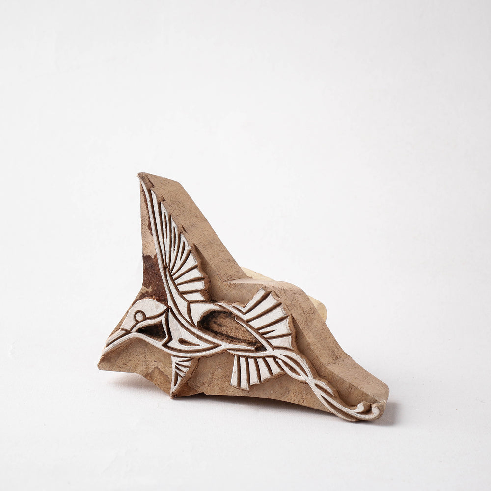 Hand-carved Sheesham Wood Block