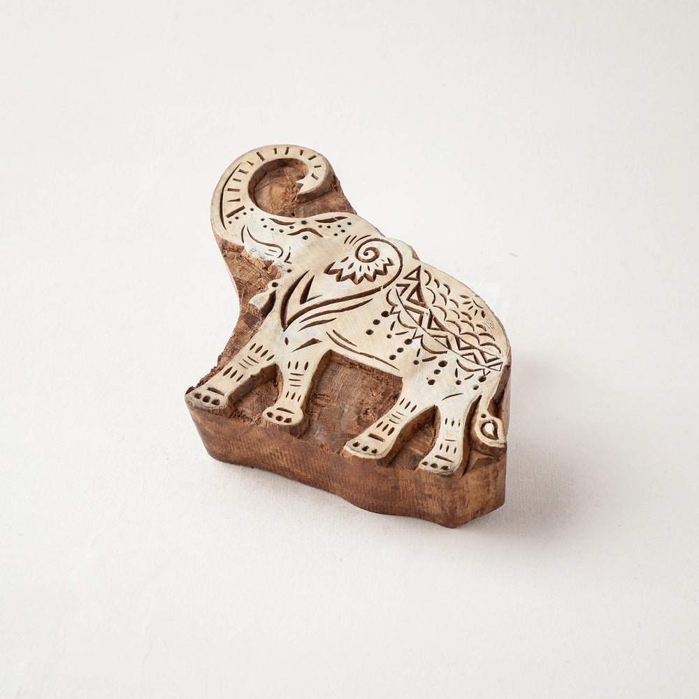 Hand-carved Sheesham Wood Block