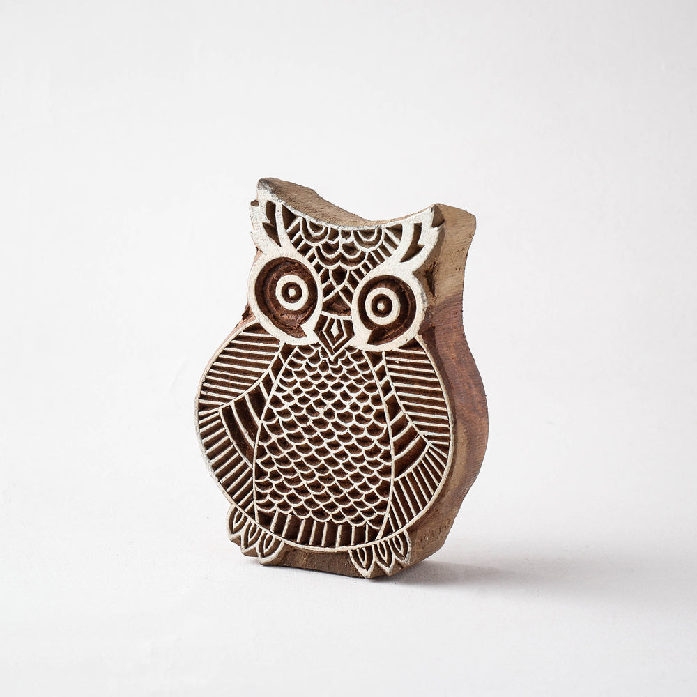Hand-carved Sheesham Wood Block