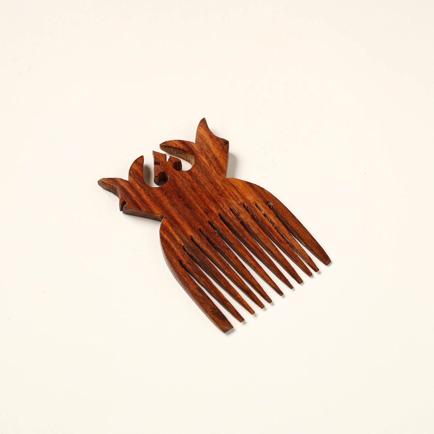 Hand Carved Sheesham Wood Comb (Small) Online at iTokri.com
