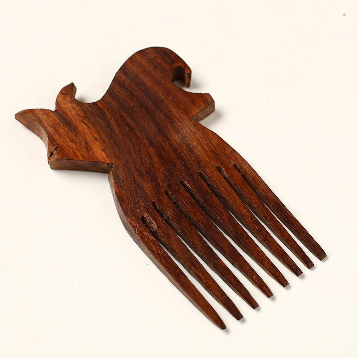 Hand Carved Sheesham Wood Comb (Small) Online at iTokri.com